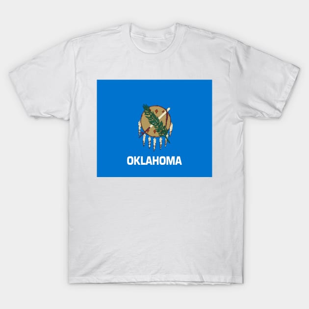 Flag Oklahoma, USA T-Shirt by flag for all